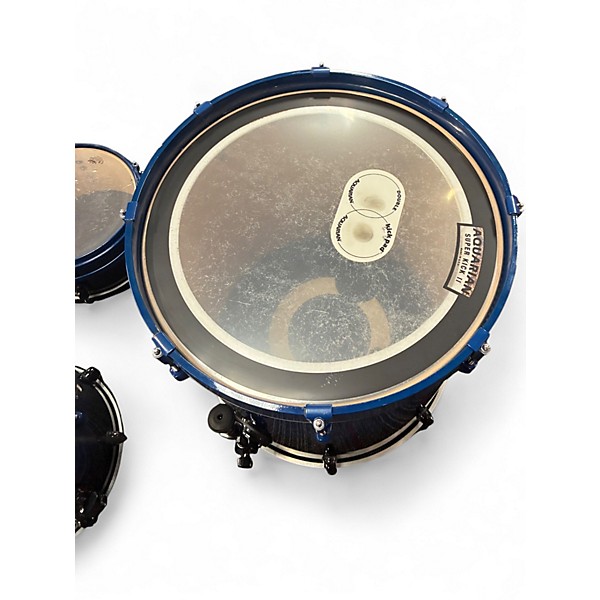 Used ddrum 4 Piece Dominion Maple Blue Burst Drum Kit