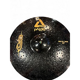 Used Paiste 20in alpha slipknot edition core cymbal pack Cymbal