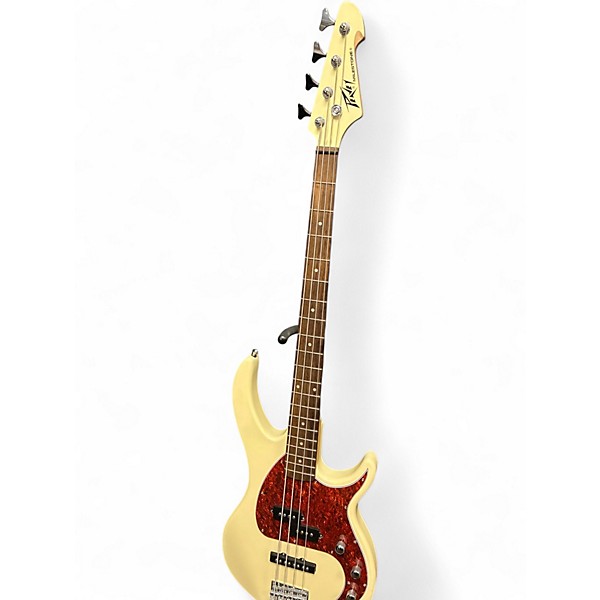 Used Peavey MILESTONE Alpine White Electric Bass Guitar