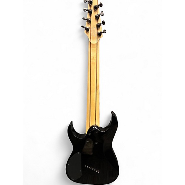 Used Ibanez RGMS8 Black Solid Body Electric Guitar