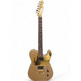 Used Squier J5 John 5 Signature Telecaster Metallic Gold Solid Body Electric Guitar