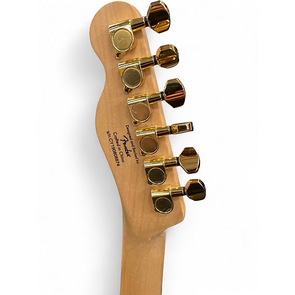 Used Squier J5 John 5 Signature Telecaster Metallic Gold Solid Body Electric Guitar