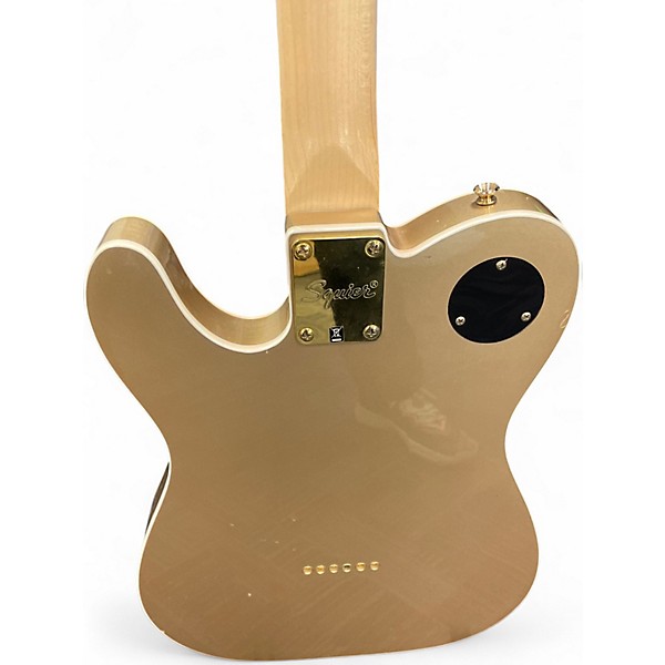 Used Squier J5 John 5 Signature Telecaster Metallic Gold Solid Body Electric Guitar