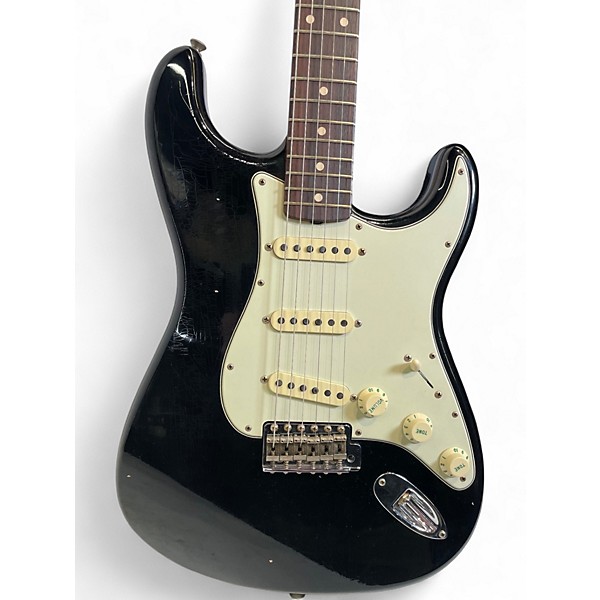 Used Fender 1962 STRAT JRN CUSTOM SHOP Black Solid Body Electric Guitar