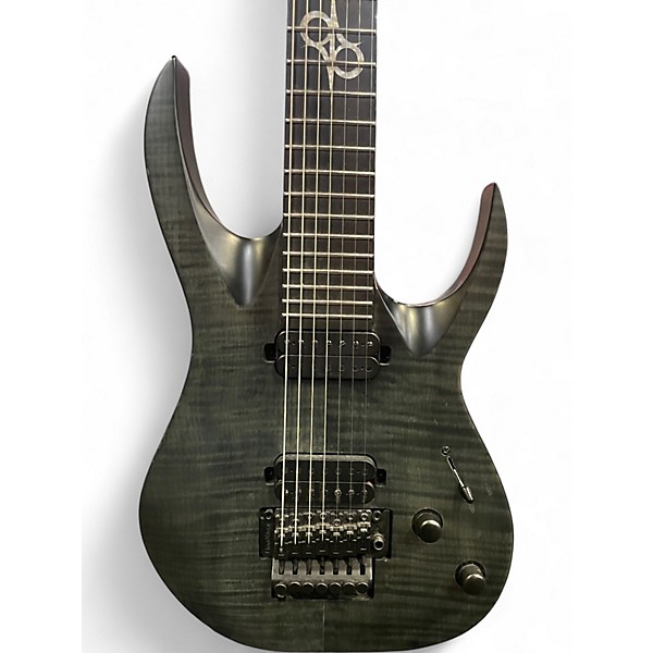 Used Solar Guitars a17frfb Black Solid Body Electric Guitar