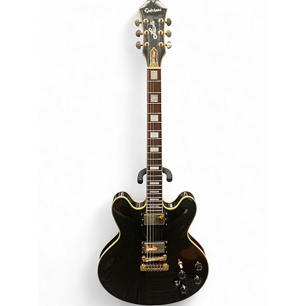 Used Epiphone LUCILLE Black Hollow Body Electric Guitar