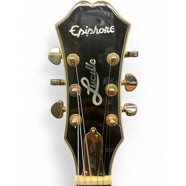 Used Epiphone LUCILLE Black Hollow Body Electric Guitar