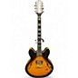 Vintage 2003 Epiphone SHERATON 2 2 Tone Sunburst Hollow Body Electric Guitar thumbnail