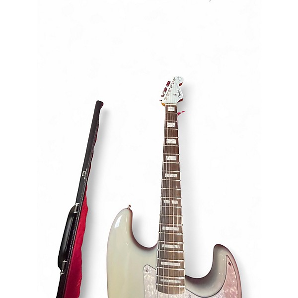 Used Fender Kenny Wayne Shepherd USA Signature Stratocaster Matching Headstock Classic White Solid Body Electric Guitar