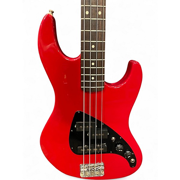 Used Fender JP90 Red Electric Bass Guitar