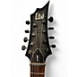 Used ESP LTD H408B Black Baritone Guitars