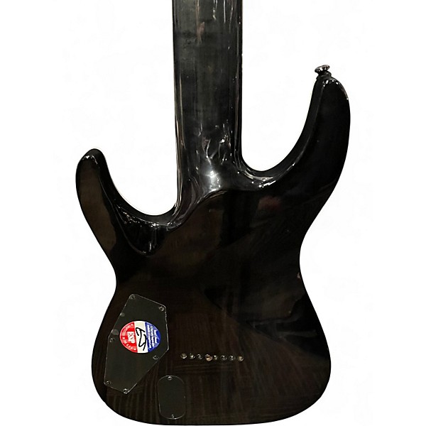 Used ESP LTD H408B Black Baritone Guitars