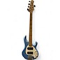 Used Ernie Ball Music Man STINGRAY 5 HH Blue Sapphire Electric Bass Guitar thumbnail