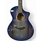 Used Breedlove Oregon Concert ce Blue Acoustic Electric Guitar