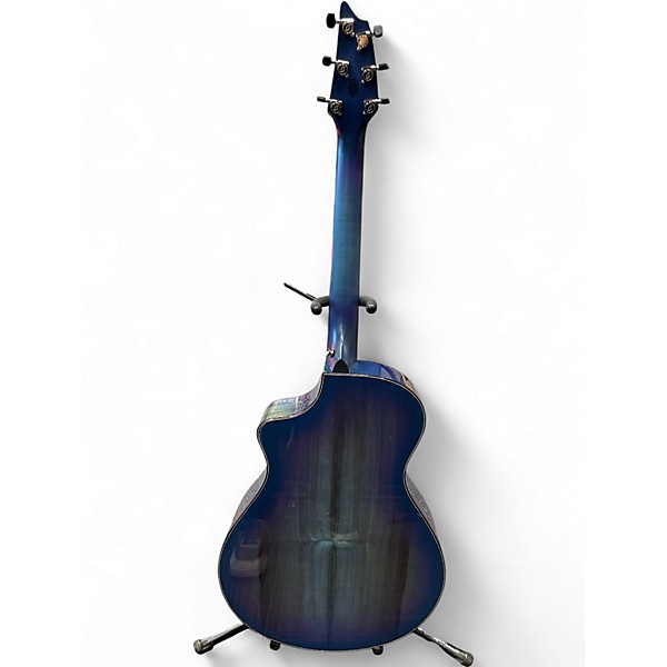 Used Breedlove Oregon Concert ce Blue Acoustic Electric Guitar