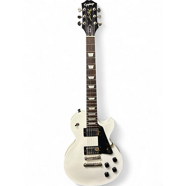 Used Epiphone 1955 Les Paul Custom Alpine White Solid Body Electric Guitar