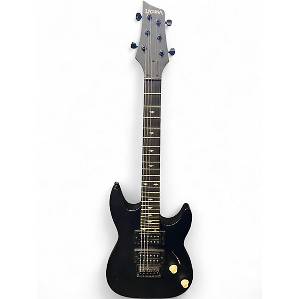 Used Laguna LE50 Short Scale Black Electric Guitar