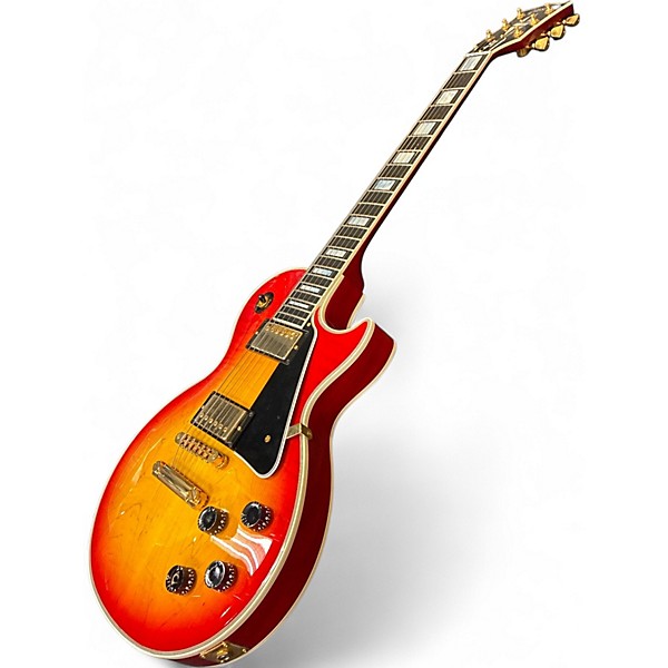 Used 2012 Gibson Les Paul Custom 2 Tone Sunburst Solid Body Electric Guitar