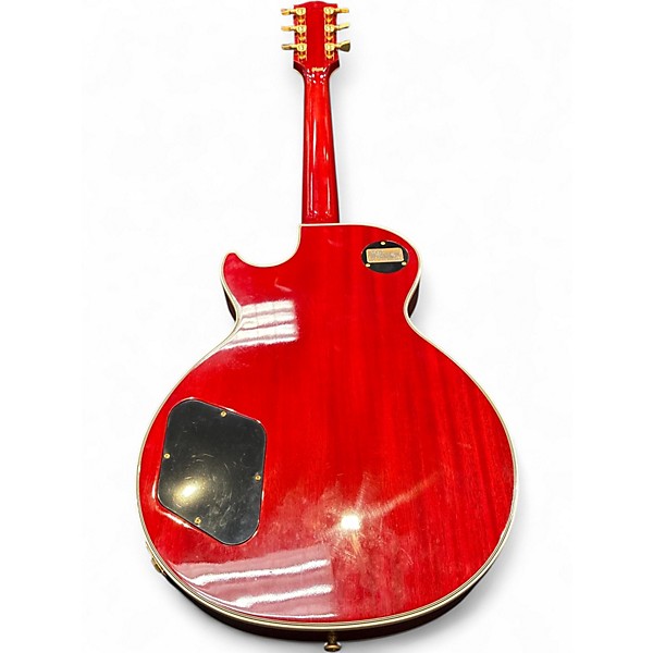 Used 2012 Gibson Les Paul Custom 2 Tone Sunburst Solid Body Electric Guitar