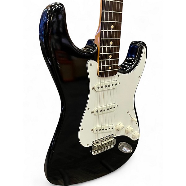 Vintage 1964 Fender stratocaster Black Solid Body Electric Guitar