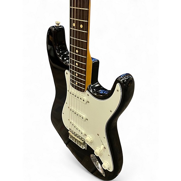 Vintage 1964 Fender stratocaster Black Solid Body Electric Guitar