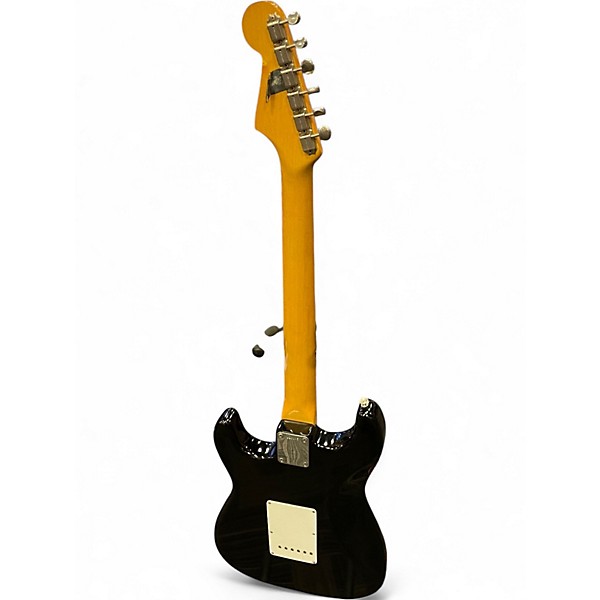 Vintage 1964 Fender stratocaster Black Solid Body Electric Guitar
