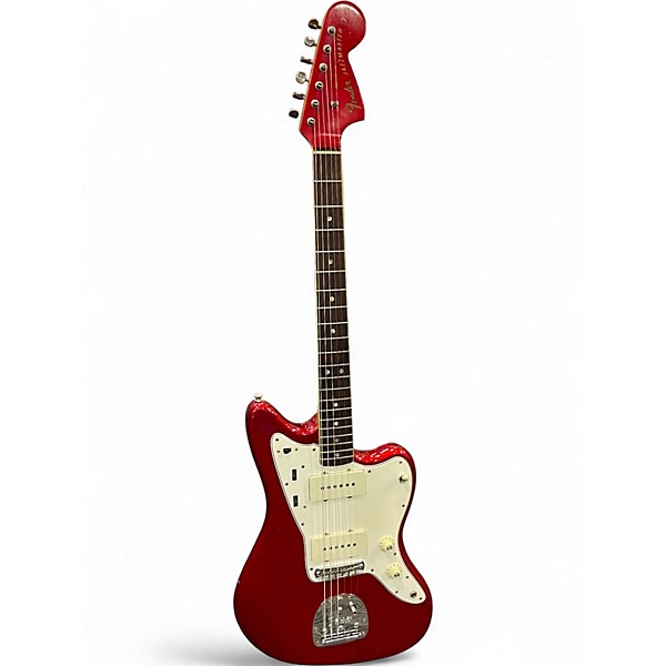 Vintage 1966 Fender jazzmaster Candy Apple Red Solid Body Electric Guitar