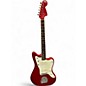 Vintage 1966 Fender jazzmaster Candy Apple Red Solid Body Electric Guitar thumbnail