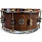 Used PDP by DW 6.5X14 LTD Maple/Walnut Snare, Natural Satin Walnut Drum thumbnail
