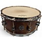 Used PDP by DW 6.5X14 LTD Maple/Walnut Snare, Natural Satin Walnut Drum
