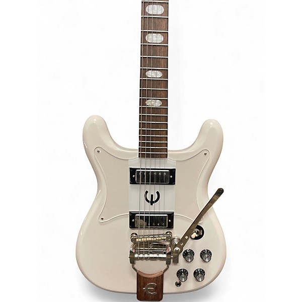 Used Epiphone crestwood Polar White Solid Body Electric Guitar