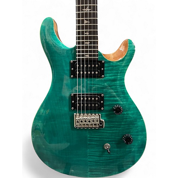 Used PRS SE CE24 Turquoise Solid Body Electric Guitar