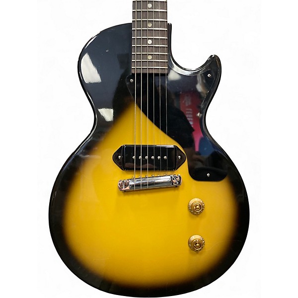 Used 2006 Gibson Billie Joe Armstrong Sig Les Paul Jr Vintage Sunburst Solid Body Electric Guitar