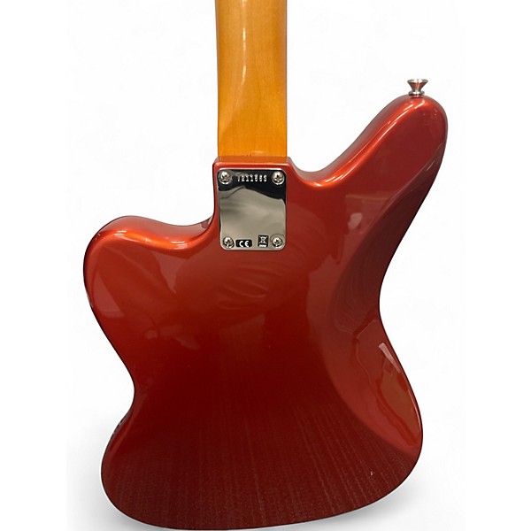 Used Fender Johnny Marr Signature Jaguar Orange Solid Body Electric Guitar
