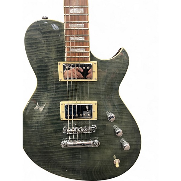 Used Reverend ROUNDHOUSE Green Solid Body Electric Guitar