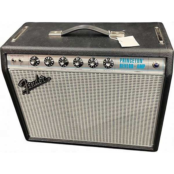Used Fender 1968 Custom Princeton Reverb 12W 1x10 Tube Guitar Combo Amp