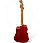 Used Fender Sonoran SCE Candy Apple Red Acoustic Electric Guitar