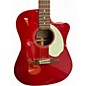 Used Fender Sonoran SCE Candy Apple Red Acoustic Electric Guitar