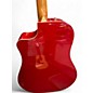 Used Fender Sonoran SCE Candy Apple Red Acoustic Electric Guitar