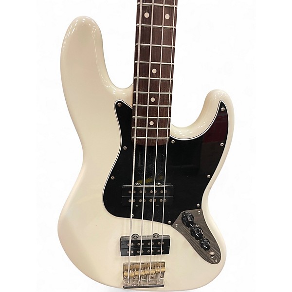 Used Fender Modern Player Jazz Bass Alpine White Electric Bass Guitar