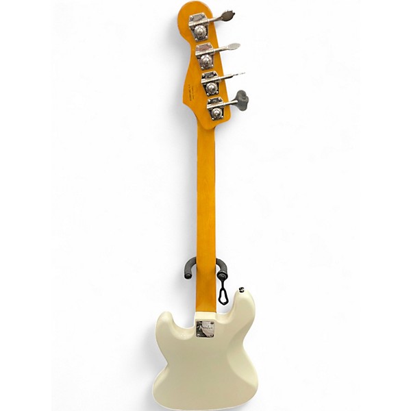 Used Fender Modern Player Jazz Bass Alpine White Electric Bass Guitar