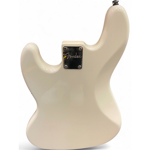 Used Fender Modern Player Jazz Bass Alpine White Electric Bass Guitar