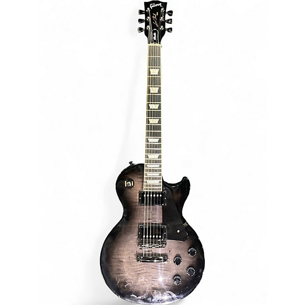Used Gibson Les Paul Studio Session Trans Black Solid Body Electric Guitar