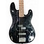 Used Squier Precision Bass Black Electric Bass Guitar