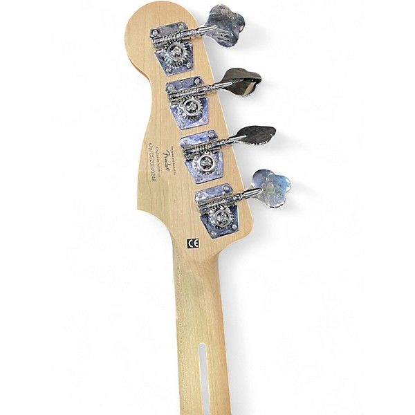 Used Squier Precision Bass Black Electric Bass Guitar