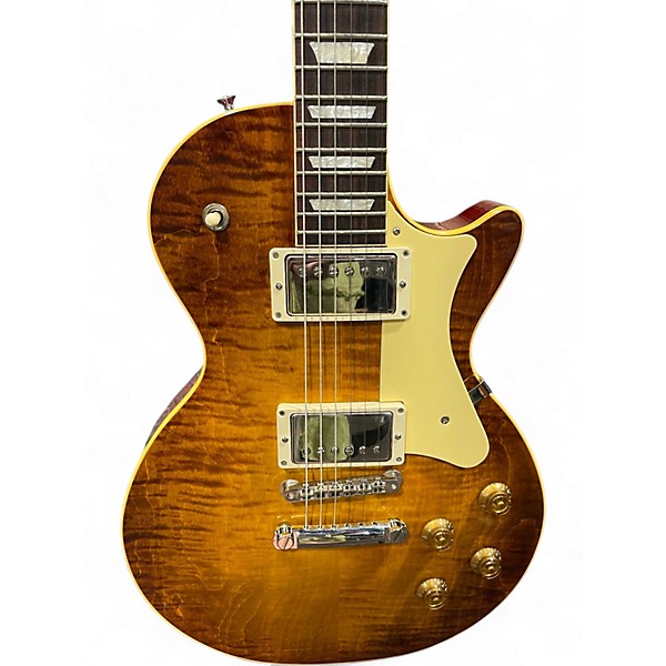 Used Heritage Custom Shop Core Collection H-150 Lemonburst Solid Body Electric Guitar