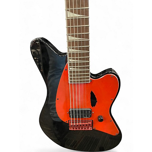 Used Jackson Surfcaster OC HT7 Black Solid Body Electric Guitar