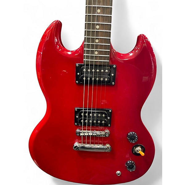 Used Epiphone SG Special Bolt On Trans Red Solid Body Electric Guitar