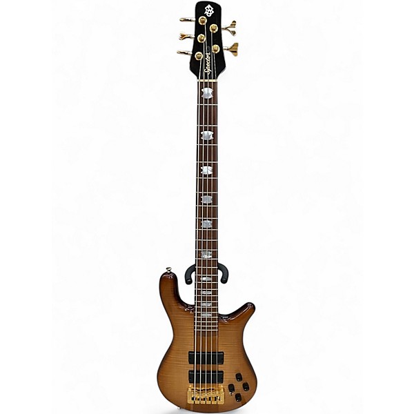 Used Spector NS5XL 2 Tone Sunburst Electric Bass Guitar