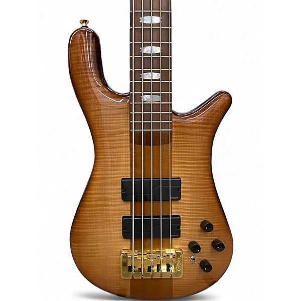 Used Spector NS5XL 2 Tone Sunburst Electric Bass Guitar